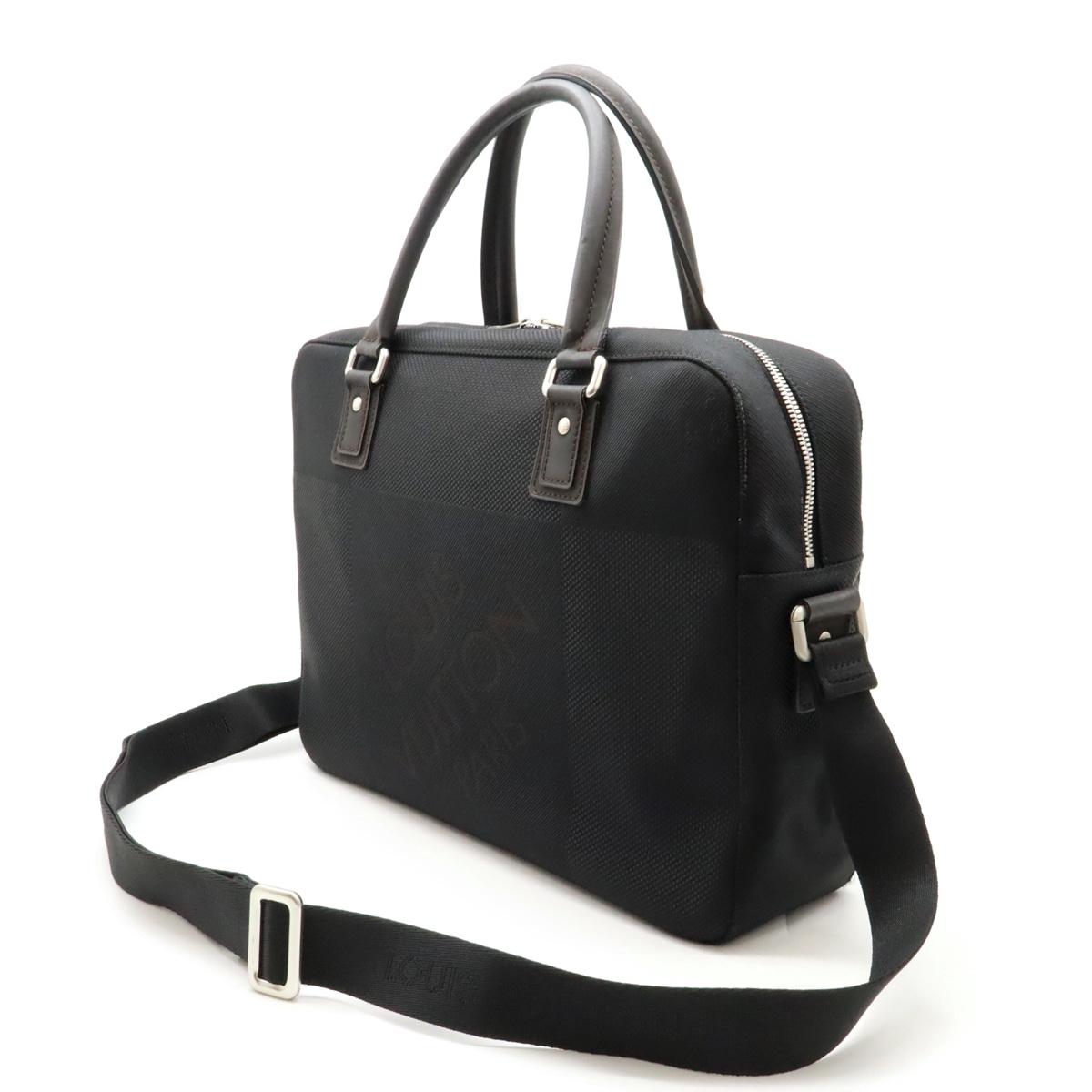 ダミエジェアン ヤック ビジネスバッグ ブリーフケース 書類カバン 2WAY ノワール ブラック ショルダー M9308 ダミエジェアン ヤック ビジネスバッグ ブリーフケース 書類カバン 2WAY ノワール ブラック ショルダー M9308