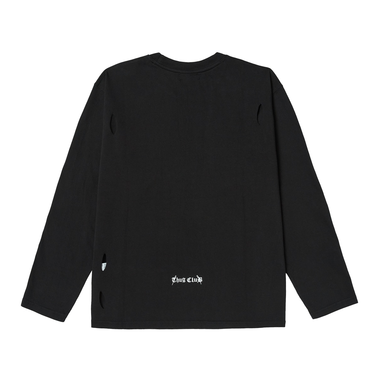 THUG CLUB】 CROSS T LONG SLEEVE : 2COLORS