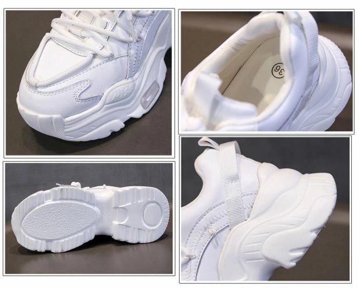 ダッドスニーカー レディース 春 秋 滑り止め 軽量 厚底ニーカー インヒール 身長アップ カジュアル おしゃれ 通学靴 通勤靴 美脚 スニーカー 厚底 幅広 ブーツ レースアップ 女性用 ショートブ