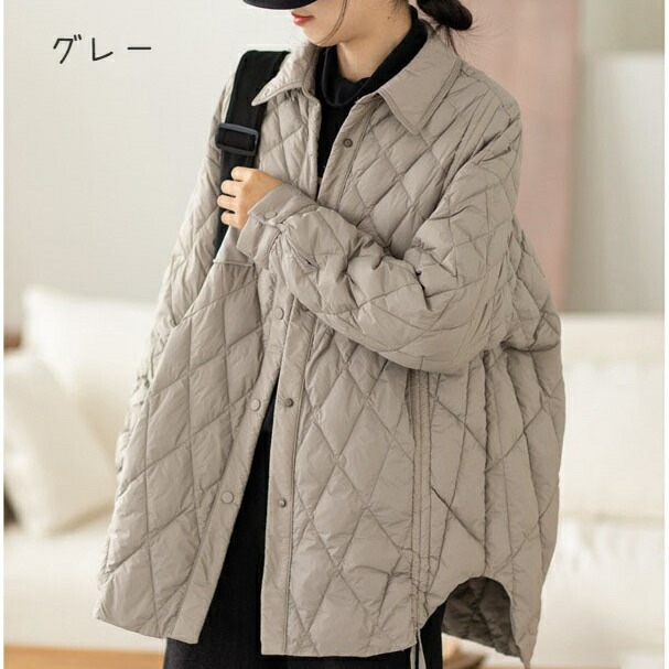 コートジャケットレディース秋冬日常着にぴったりなアウターアウターダウンジャケット中綿ダウン長袖羽織り大きいサイズ秋エアリーナイロンキルティングジャケット コートジャケットレディース秋冬日常着にぴったりなアウターアウターダウンジャケット中綿ダウン長袖羽織り大きいサイズ秋エアリーナイロンキルティングジャケット