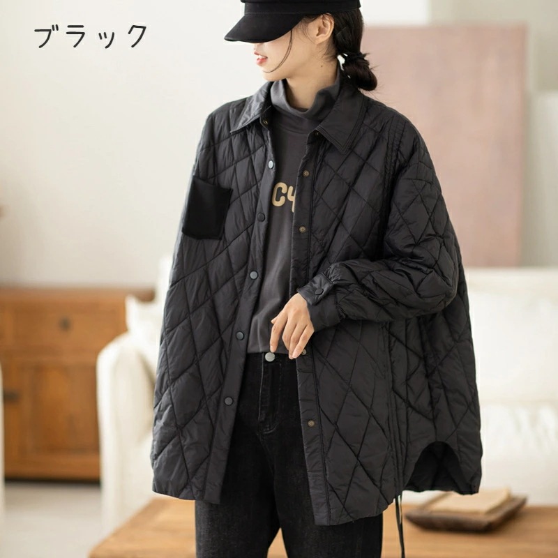 コートジャケットレディース秋冬日常着にぴったりなアウターアウターダウンジャケット中綿ダウン長袖羽織り大きいサイズ秋エアリーナイロンキルティングジャケット コートジャケットレディース秋冬日常着にぴったりなアウターアウターダウンジャケット中綿ダウン長袖羽織り大きいサイズ秋エアリーナイロンキルティングジャケット