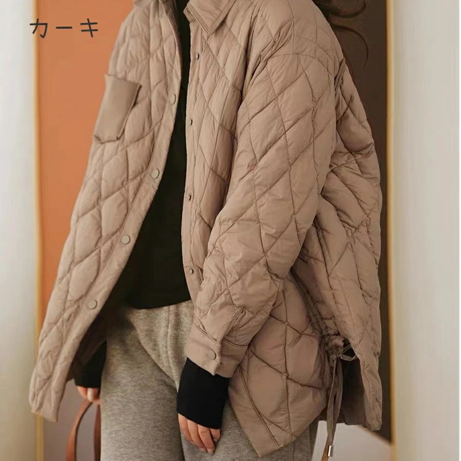コートジャケットレディース秋冬日常着にぴったりなアウターアウターダウンジャケット中綿ダウン長袖羽織り大きいサイズ秋エアリーナイロンキルティングジャケット コートジャケットレディース秋冬日常着にぴったりなアウターアウターダウンジャケット中綿ダウン長袖羽織り大きいサイズ秋エアリーナイロンキルティングジャケット