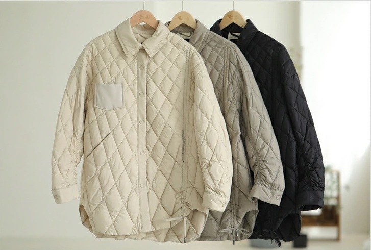 コートジャケットレディース秋冬日常着にぴったりなアウターアウターダウンジャケット中綿ダウン長袖羽織り大きいサイズ秋エアリーナイロンキルティングジャケット コートジャケットレディース秋冬日常着にぴったりなアウターアウターダウンジャケット中綿ダウン長袖羽織り大きいサイズ秋エアリーナイロンキルティングジャケット