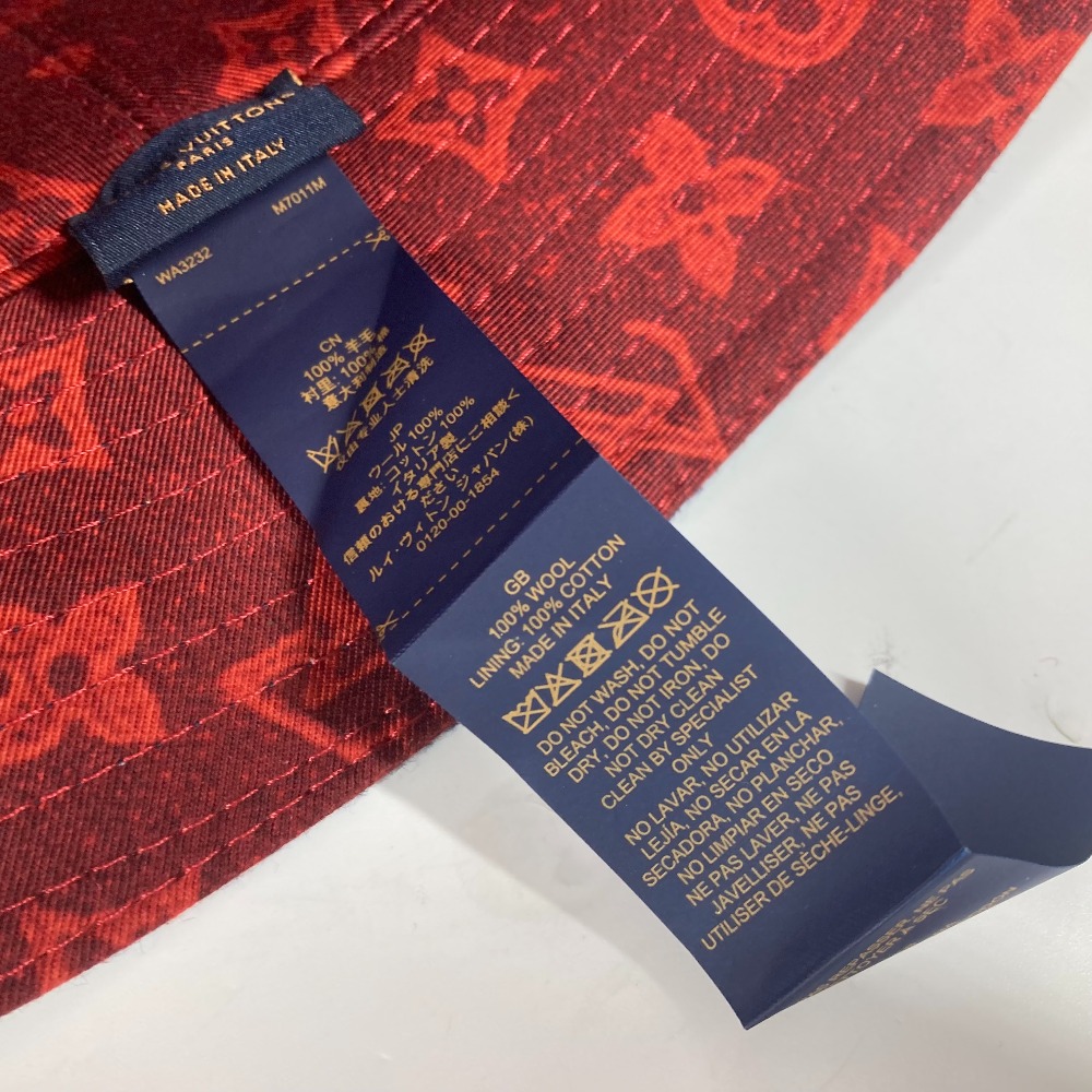 ハット M7011M シャポーモノグラム レコード ハット帽 帽子 バケットハット ボブハット ウール ネイビー ハット M7011M シャポーモノグラム レコード ハット帽 帽子 バケットハット ボブハット ウール ネイビー