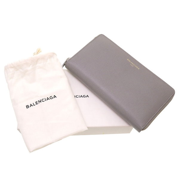 Qoo10] BALENCIAGA 新品同様 ラウンドファスナー 49062