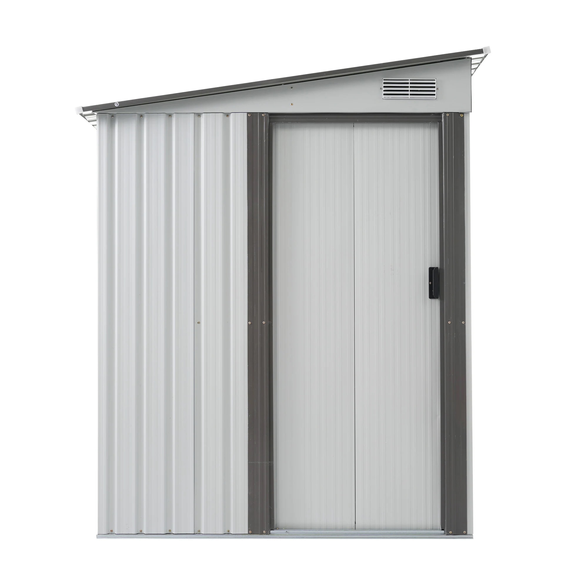 1861【可動棚付き】物置 屋外 スチール 倉庫 戸外収納庫 幅153*奥行き206*高181 可動棚付き 物置き おしゃれ 大型 収納庫 屋外物置 防さび ベランダ 防水 ドア 引戸 スチール物置 1861【可動棚付き】物置 屋外 スチール 倉庫 戸外収納庫 幅153*奥行き206*高181 可動棚付き 物置き おしゃれ 大型 収納庫 屋外物置 防さび ベランダ 防水 ドア 引戸 スチール物置