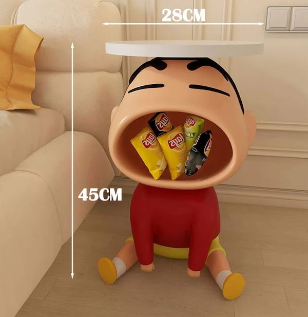 クレヨンしん ちゃんしんちゃん サイドテーブル 45cm クレヨンしん ちゃんしんちゃん サイドテーブル 45cm Qoo10