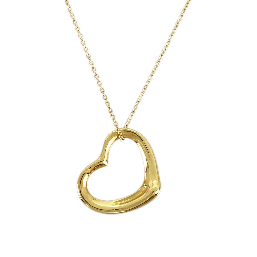 オープンハート ネックレス ju【中古】 オープンハート ネックレス ju【中古】