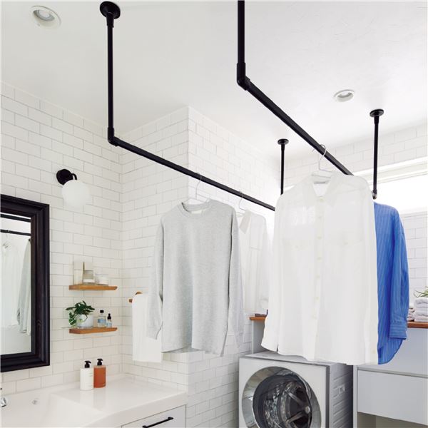 ハンギングバー H-2 天井付けCタイプセット 約90cmx47cm ホワイト ハンギングバー H-2 天井付けCタイプセット 約90cmx47cm ホワイト