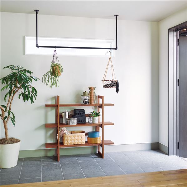 ハンギングバー H-2 天井付けCタイプセット 約90cmx47cm ホワイト ハンギングバー H-2 天井付けCタイプセット 約90cmx47cm ホワイト