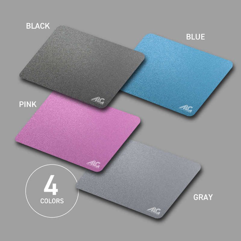 アローン　ガラスマウスパッド ［350x300x3mm］グレー ALLONE　ALG-GMMPDIGY