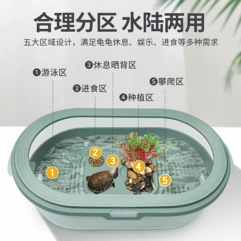 テラス付きカメ水槽家庭用カメ水槽カメ繁殖用特別生態水槽別荘カメ水槽プラスチックカメ洗面器小型魚水槽 テラス付きカメ水槽家庭用カメ水槽カメ繁殖用特別生態水槽別荘カメ水槽プラスチックカメ洗面器小型魚水槽