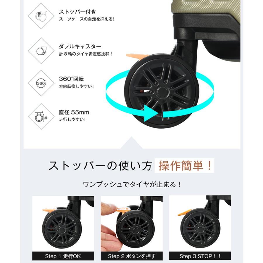 ダブルキャスター キャリーケース ダブルキャスター かわいい USBポート付き キャリーバッグ 旅行用 軽量 ストッパー付き ファスナー 【1年間保証】 スーツケース 海外 大容量 S/M/Lサイズ ダブルキャスター キャリーケース ダブルキャスター かわいい USBポート付き キャリーバッグ 旅行用 軽量 ストッパー付き ファスナー 【1年間保証】 スーツケース 海外 大容量 S/M/Lサイズ