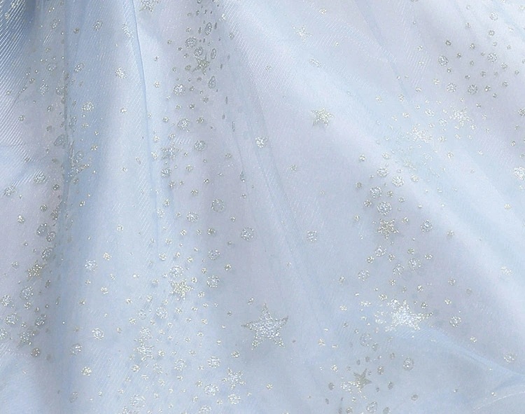 子供ドレス ブルー 星柄 ピアノ発表会ドレス ロングドレス 刺繡花柄 ピンク パフスリーブ 女児ドレス 可愛い 子どもドレス 演奏会ドレス フォーマル キッズドレス 100~170cm