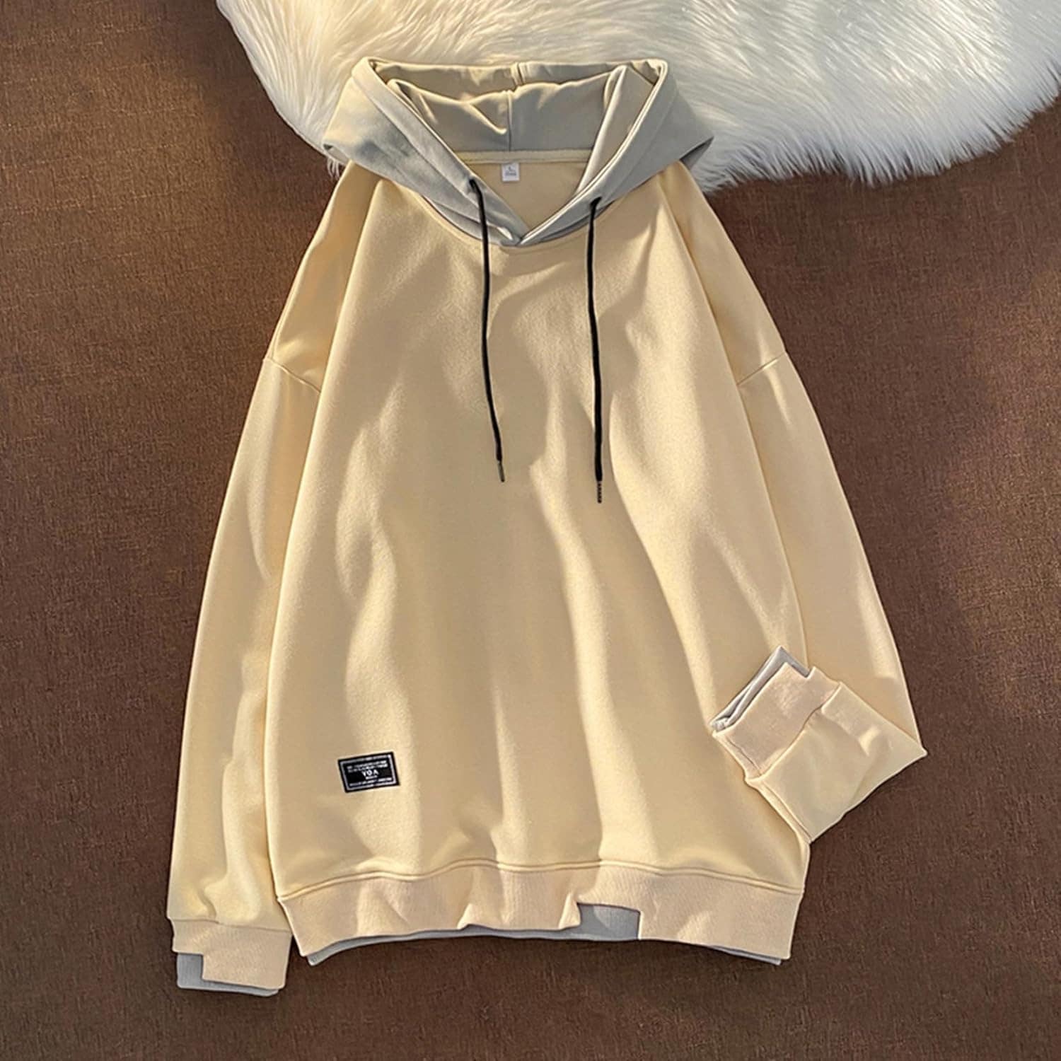 パーカー プルオーバー s-4xl メンズ フード付き 長袖 トレーナー ボア付き 5カラー 秋服 冬服 カジュアル 防風防寒 吸汗性 レトロ ファッション 練習用 普段着 ストリート ブラ
