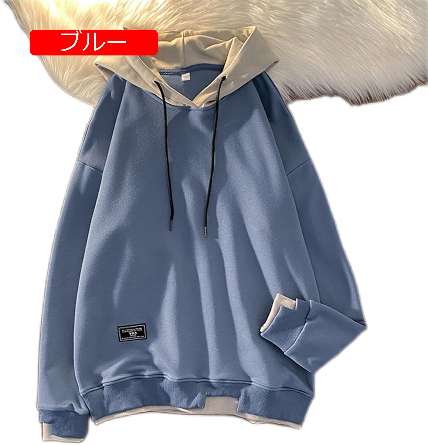 パーカー プルオーバー s-4xl メンズ フード付き 長袖 トレーナー ボア付き 5カラー 秋服 冬服 カジュアル 防風防寒 吸汗性 レトロ ファッション 練習用 普段着 ストリート ブラ