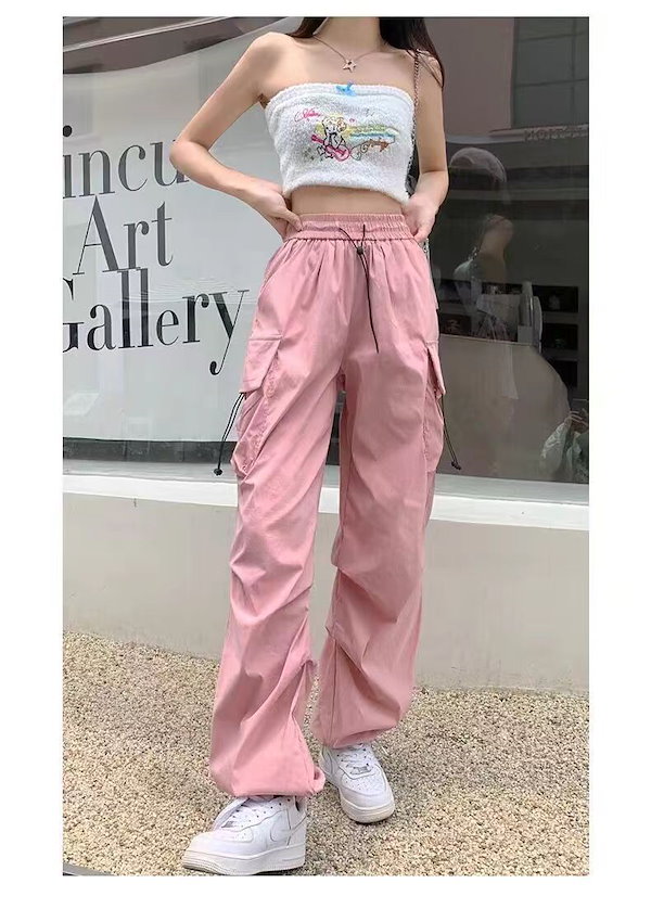 Qoo10] 【2025新作】カーゴパンツ レディース