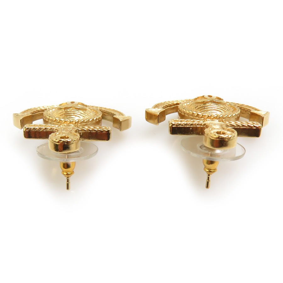 シャネル CHANEL ピアス ココマーク いかり メタル ゴールド レディース e59844i シャネル CHANEL ピアス ココマーク いかり メタル ゴールド レディース e59844i