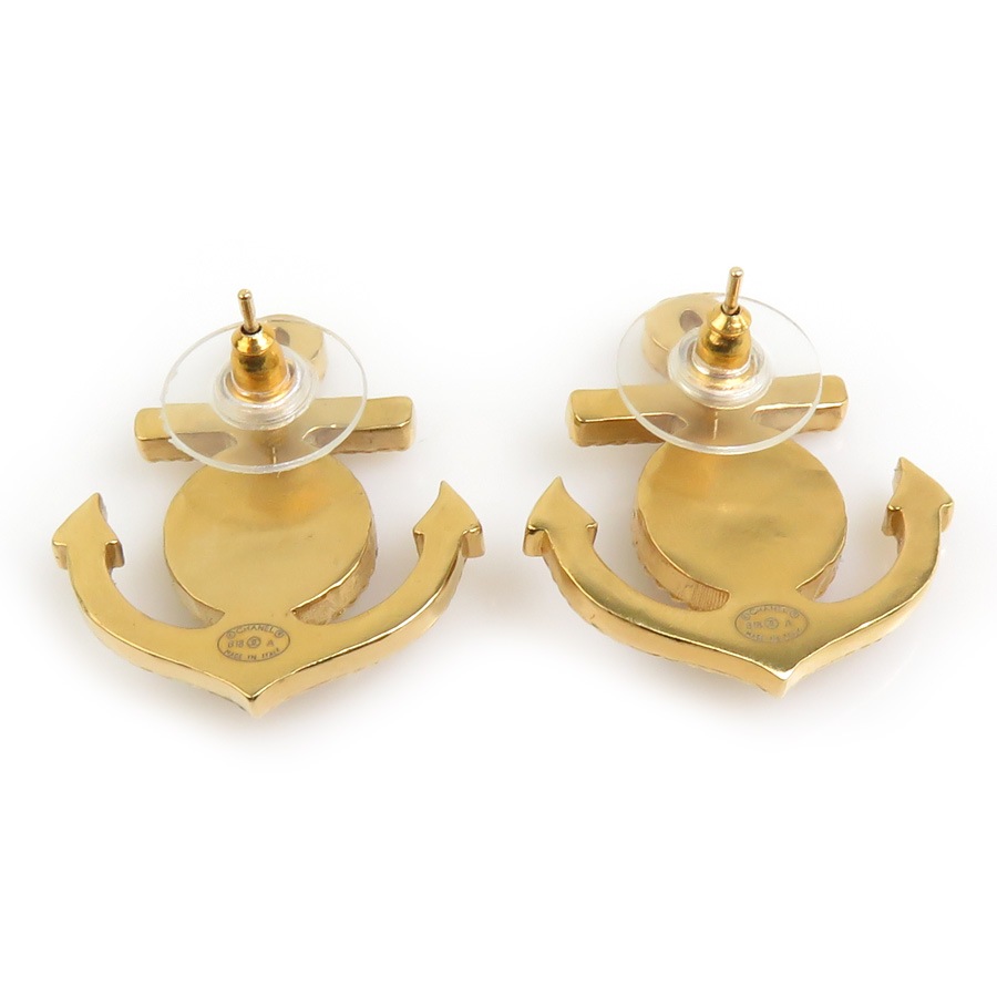 シャネル CHANEL ピアス ココマーク いかり メタル ゴールド レディース e59844i シャネル CHANEL ピアス ココマーク いかり メタル ゴールド レディース e59844i