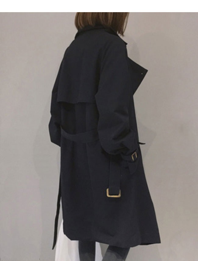 レディース服 女性 ファッション コート アウター トレンチコート ロング丈 秋服 ダブルボタン ゆったり 大きいサイズ 黒 ベージュ バックル パフ袖 レディース服 女性 ファッション コート アウター トレンチコート ロング丈 秋服 ダブルボタン ゆったり 大きいサイズ 黒 ベージュ バックル パフ袖