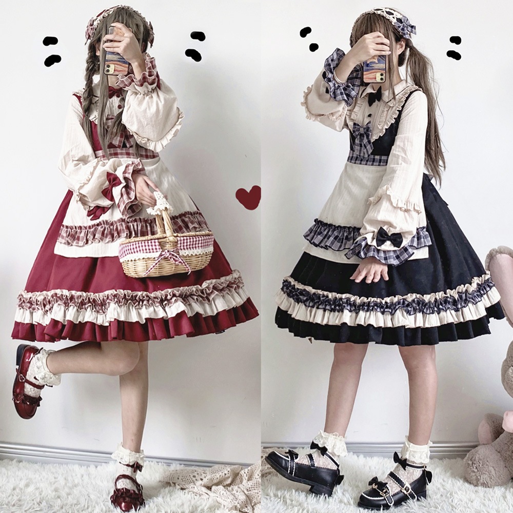 OP少女 ロリータ ワンピース ドレスジャンパースカート イベント ハロウィン卒業式結婚式姫様 A328