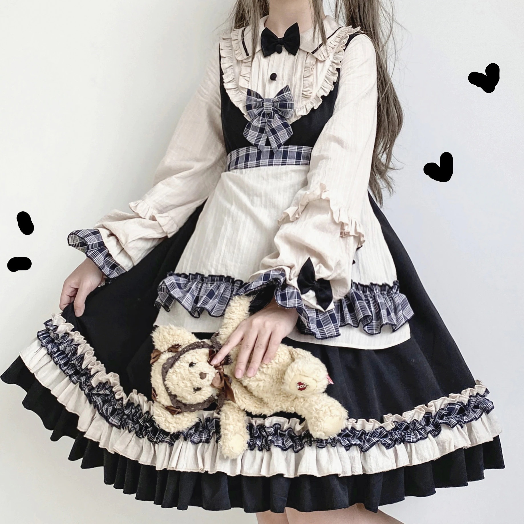 OP少女 ロリータ ワンピース ドレスジャンパースカート イベント ハロウィン卒業式結婚式姫様 A328