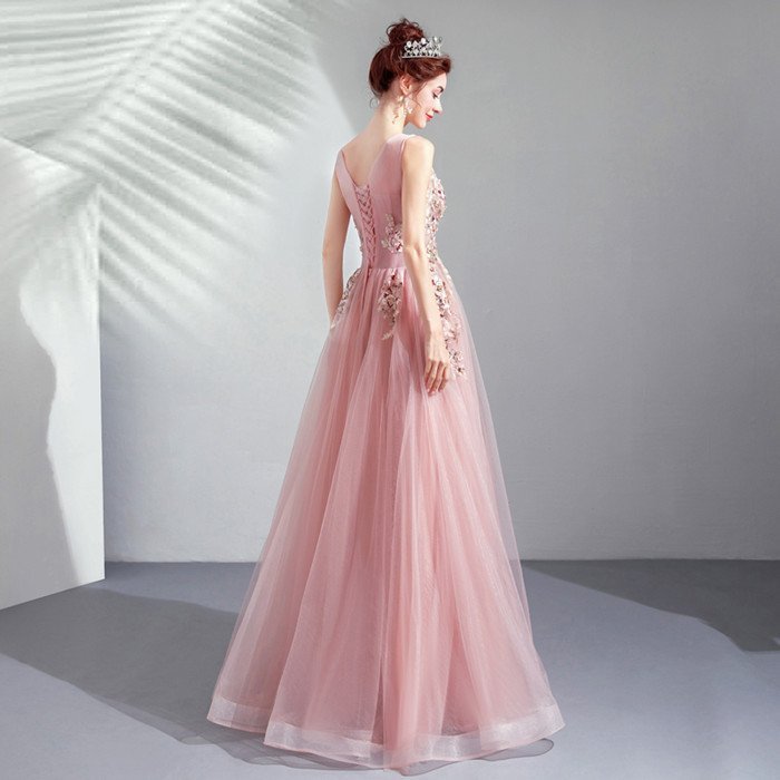 カラードレス 演奏会用ドレス パーティードレス ロングドレス ウェディングドレス 発表会 結婚式 ピ