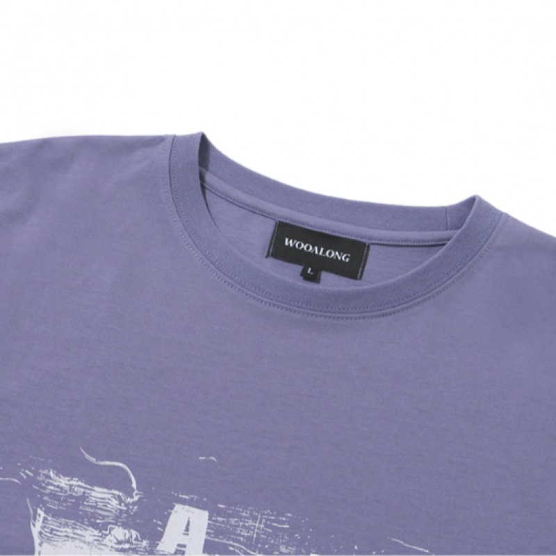 [WOOALONG]★24SS★韓国人気★Vibe T-shirt T-Shirt - 우알롱(WOOALONG)