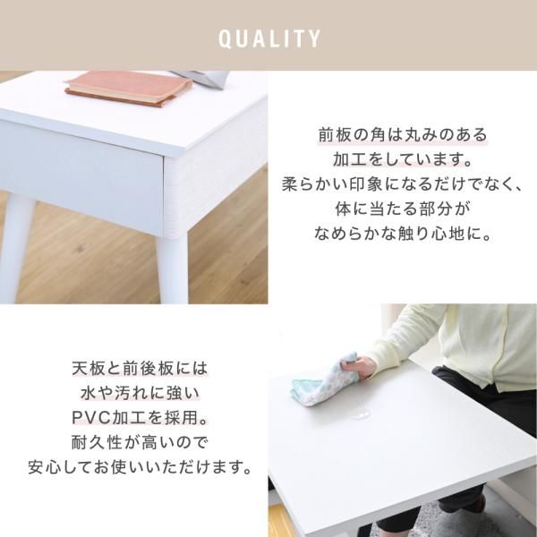 リフティングテーブル ドレッサーデスク 昇降式テーブル 幅80cm センターテーブル ロータイプ リフトアップ リビング 白 ホワイト 机 鏡 ミラー 天板下 収納