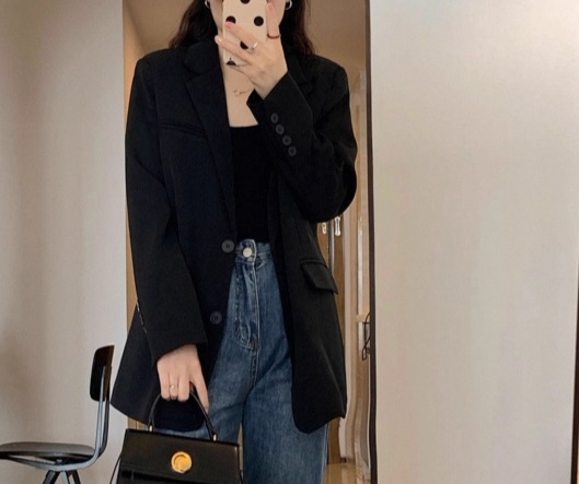 レディース ジャケット スーツ アウター 上着 テーラードジャケット ブレザー ミドル丈 長袖 襟付き スーツカラー ポケット ボタン 大人可愛い シンプル カジュアル おしゃれ かっこいい レトロ レディース ジャケット スーツ アウター 上着 テーラードジャケット ブレザー ミドル丈 長袖 襟付き スーツカラー ポケット ボタン 大人可愛い シンプル カジュアル おしゃれ かっこいい レトロ