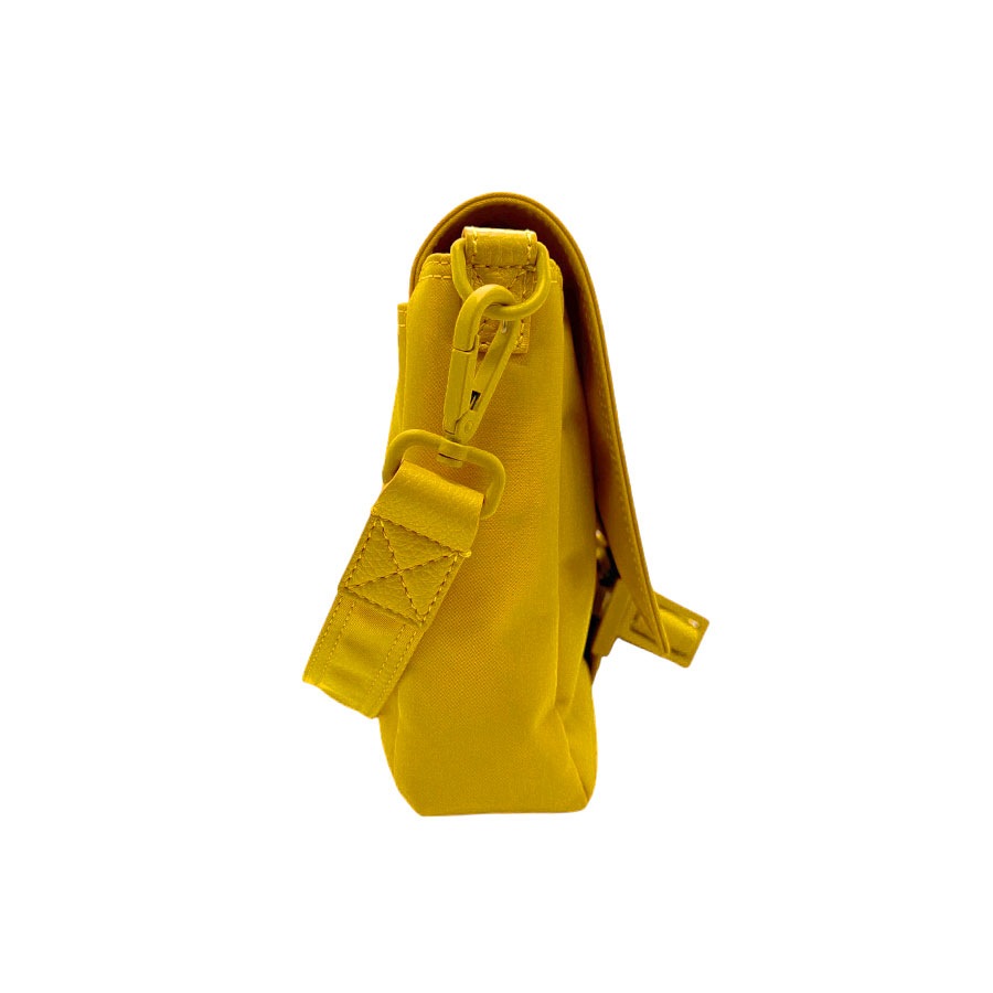 フェンディ FENDI ショルダーバッグ バゲット ナイロン イエロー ユニ