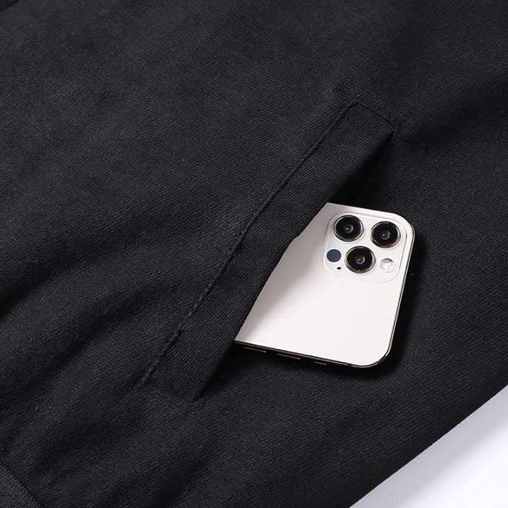 フード付き ジャンパー ストリート系 重ね着風 おしゃれアウター メンズ カッコイイ ジャケット ブラック(アイボリーブラック, XL) フード付き ジャンパー ストリート系 重ね着風 おしゃれアウター メンズ カッコイイ ジャケット ブラック(アイボリーブラック, XL)