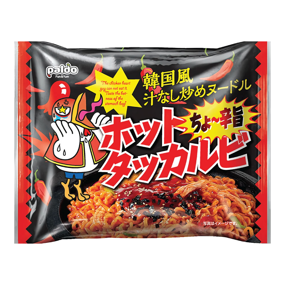 ホットタッカルビラーメン 140g 40袋セット / 韓国風 汁なし炒め ヌードル ダッカルビ 袋麺 韓国ラーメン インスタントラーメン パルド