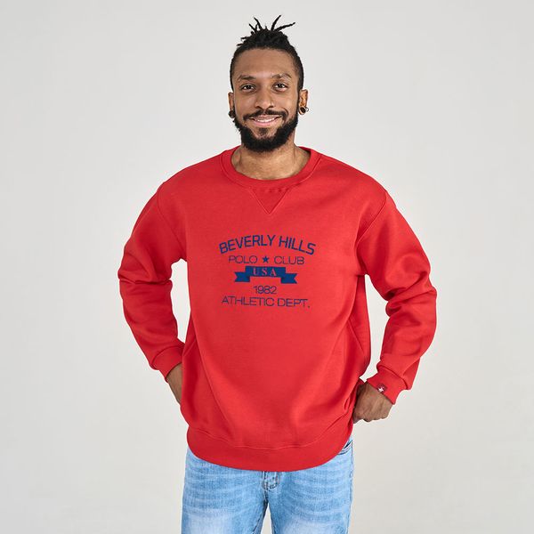 (ビバリーヒルズポロクラブ) USA 1982 起毛スウェットシャツ (ビバリーヒルズポロクラブ) USA 1982 起毛スウェットシャツ