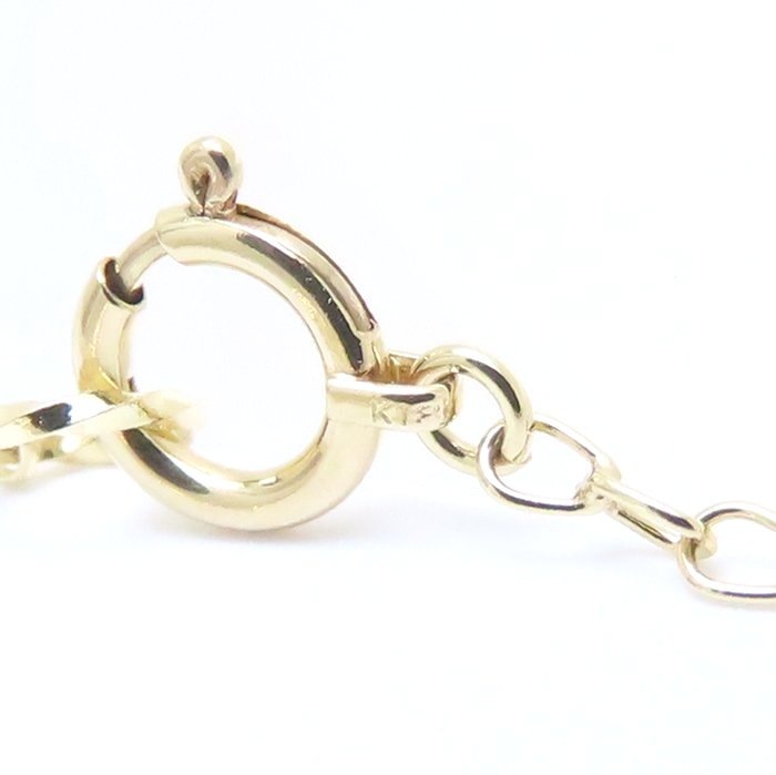 チェーン ネックレス 50cm 3.7グラム K18YG イエローゴールド/76161【中古】 チェーン ネックレス 50cm 3.7グラム K18YG イエローゴールド/76161【中古】