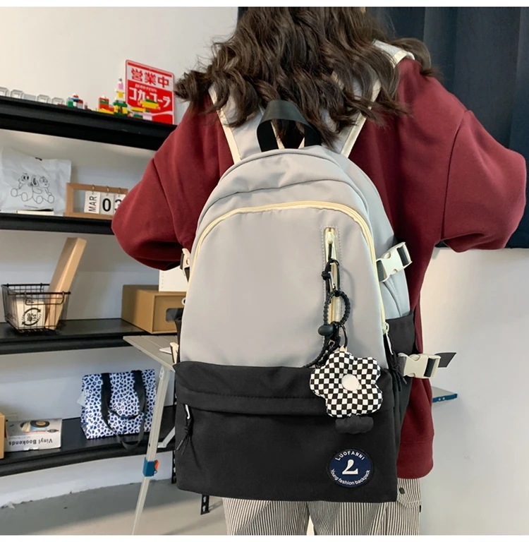 大学生レディースかわいいバックパック大女性女性原宿ランドセル帳かわいいバックパックナイロンガールトレンデバッグファッション 大学生レディースかわいいバックパック大女性女性原宿ランドセル帳かわいいバックパックナイロンガールトレンデバッグファッション