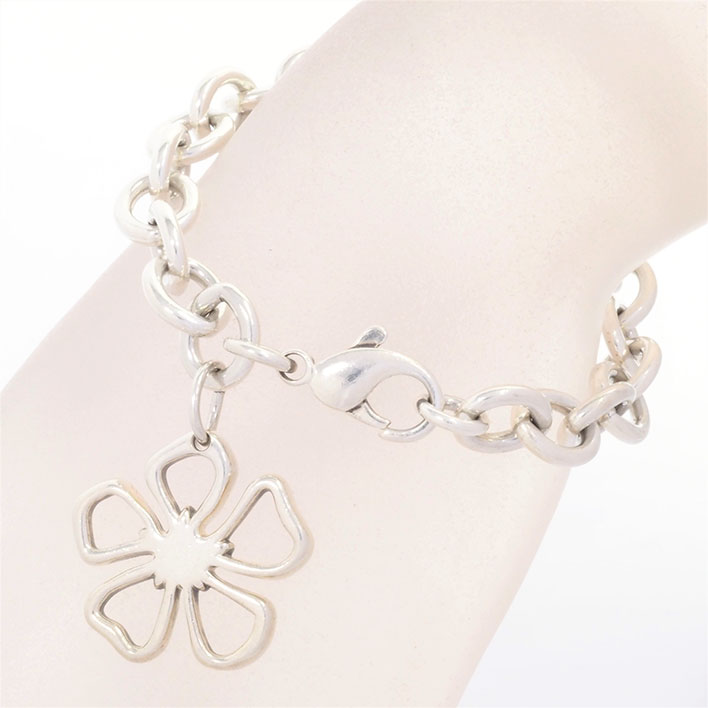 TIFFANY&Co ティファニー フラワーモチーフ ブレスレット SV