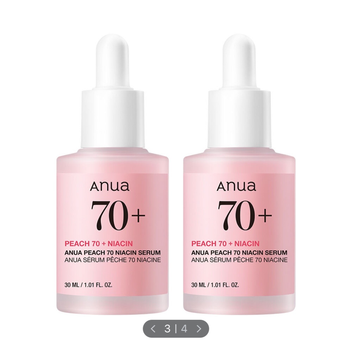 (1+1)アヌア 桃 70 ナイアシンアミド セラム 30ml 大容量 企画セット オールヤング5月企画 /トーン+キメ+光一度にまとまるセラム/桃セラムの3重ケア効果 (1+1)アヌア 桃 70 ナイアシンアミド セラム 30ml 大容量 企画セット オールヤング5月企画 /トーン+キメ+光一度にまとまるセラム/桃セラムの3重ケア効果