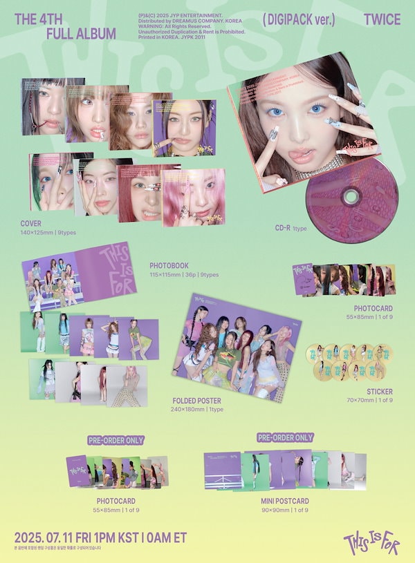 Qoo10] JYP Entertainment 【TWICE】『THIS IS FOR』