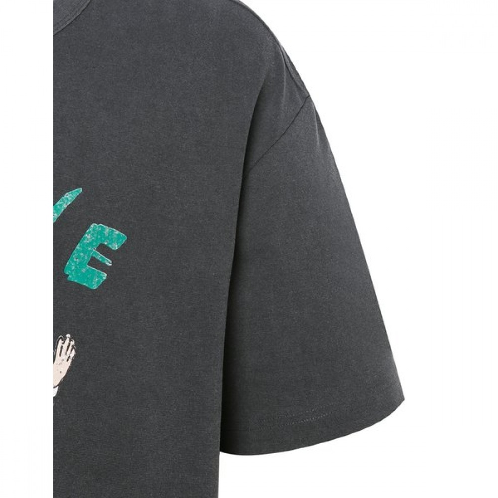 [25SS] [HIS] [バスキング] ビンテージグラフィック T シャツ HZTS5E803CG