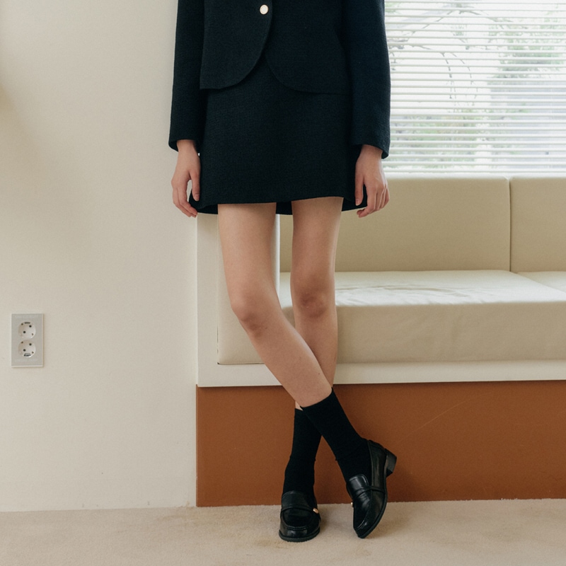 ラウンドツイードスカート [2カラー]