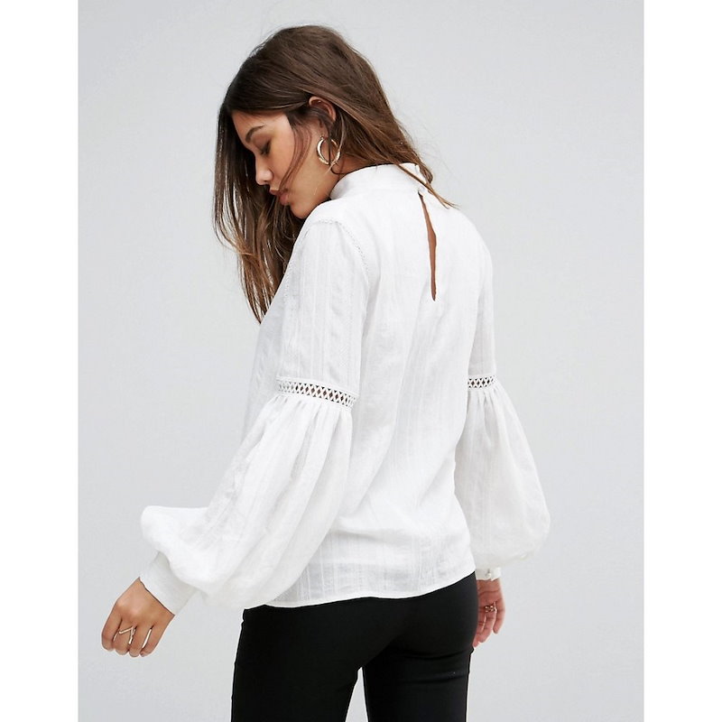 フォーエバーニュー レディース トップス ブラウス・シャツ【Forever New Balloon Sleeve Blouse】White フォーエバーニュー レディース トップス ブラウス・シャツ【Forever New Balloon Sleeve Blouse】White