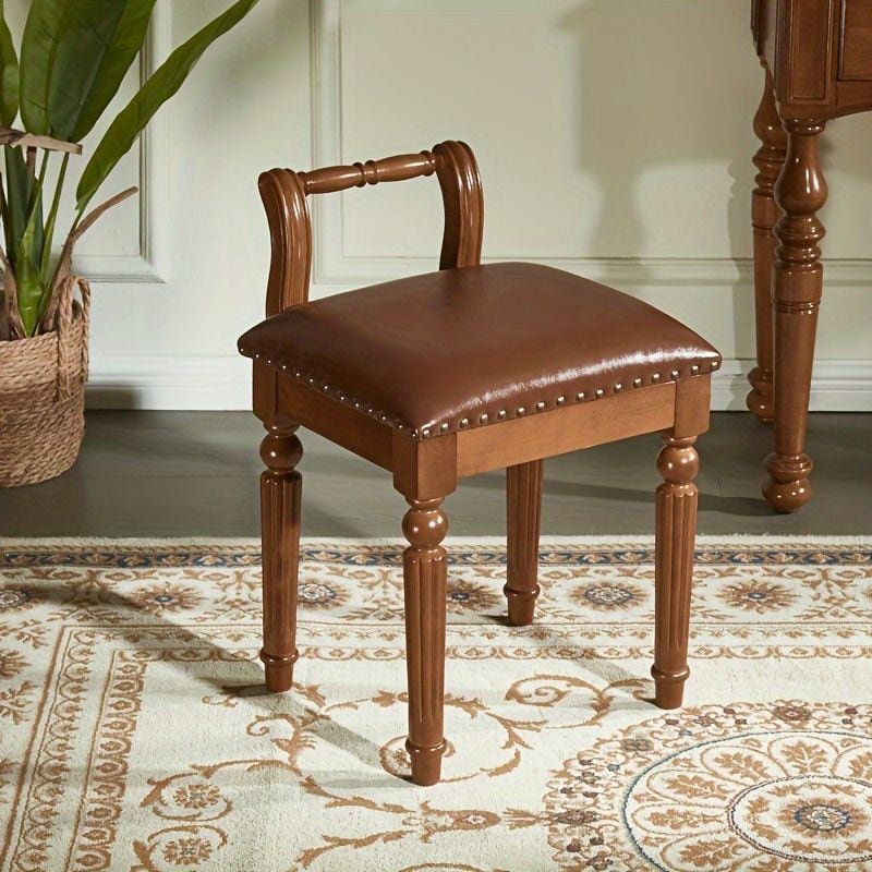 ドレッサー チェア ラグジュアリー レザー 調 生地 おしゃれ かわいい インテリア 北欧 スツール オットマン 化粧 椅子 ホワイト 4-7 ドレッサー チェア ラグジュアリー レザー 調 生地 おしゃれ かわいい インテリア 北欧 スツール オットマン 化粧 椅子 ホワイト 4-7