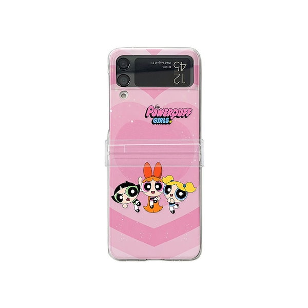 Qoo10] Galaxy z flip6 ケース 韓国 パワーパフ