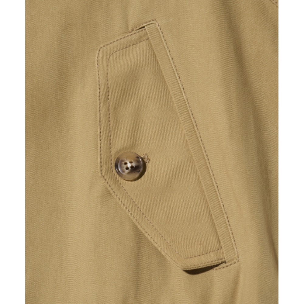 SATUR レッシュコットンヘリントンジャケットサンドベージュ SATUR レッシュコットンヘリントンジャケットサンドベージュ