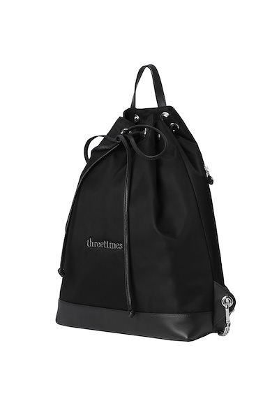 Qoo10] threetimes Classic tie backpack : バッグ・雑貨