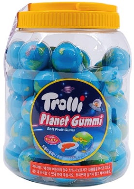 RICO　地球グミ　61個　YouTube 海外菓子　韓国　トローリ　大量 Amazon | Trolli トローリ 地球グミ プラネットグミセット 18.8g