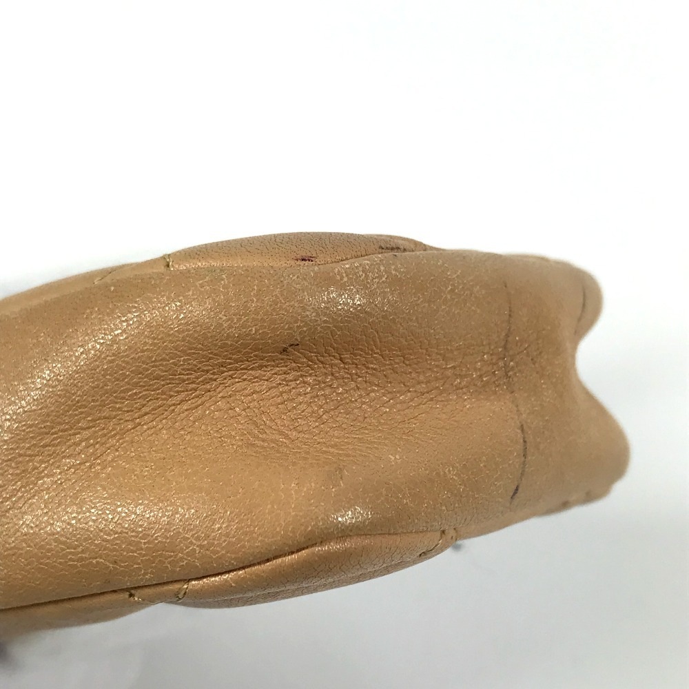 シガレットケース A26732 CC ココマーク ロゴ カンボンライン タバコケース ポーチ レザー ベージュ シガレットケース A26732 CC ココマーク ロゴ カンボンライン タバコケース ポーチ レザー ベージュ