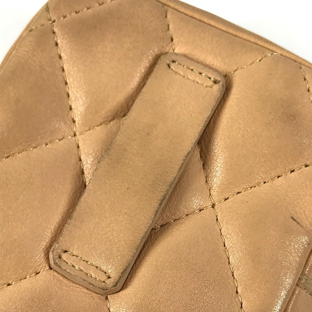 シガレットケース A26732 CC ココマーク ロゴ カンボンライン タバコケース ポーチ レザー ベージュ シガレットケース A26732 CC ココマーク ロゴ カンボンライン タバコケース ポーチ レザー ベージュ