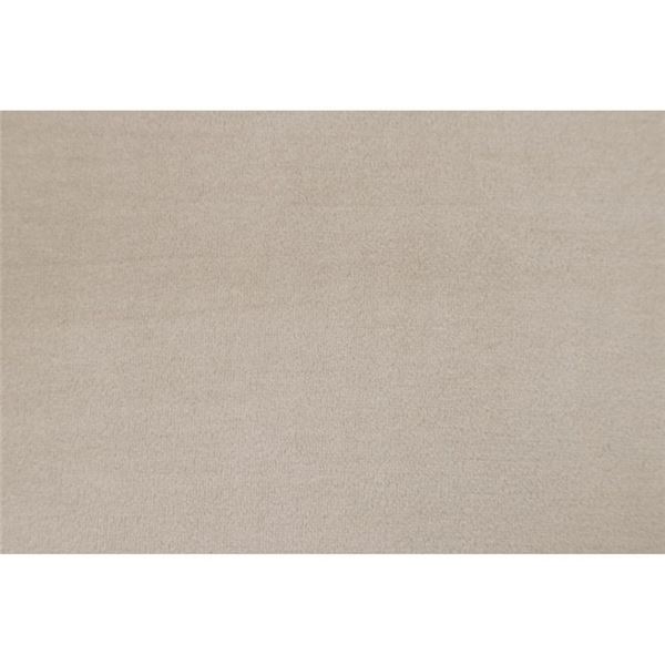 大人かわいいカウチソファ 1人掛け（ベロア） ベージュ